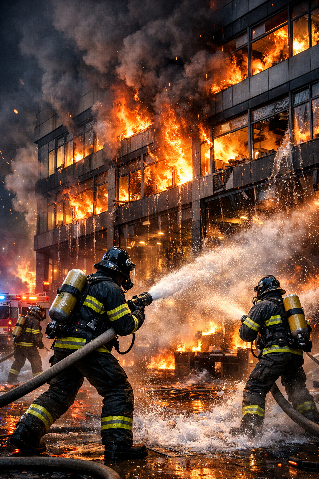 Ilustrasi : Kebakaran Kantor Pemkot Jakarta Selatan